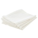 Lot de 4 serviettes de table en coton – Collection Clarté, élégance naturelle