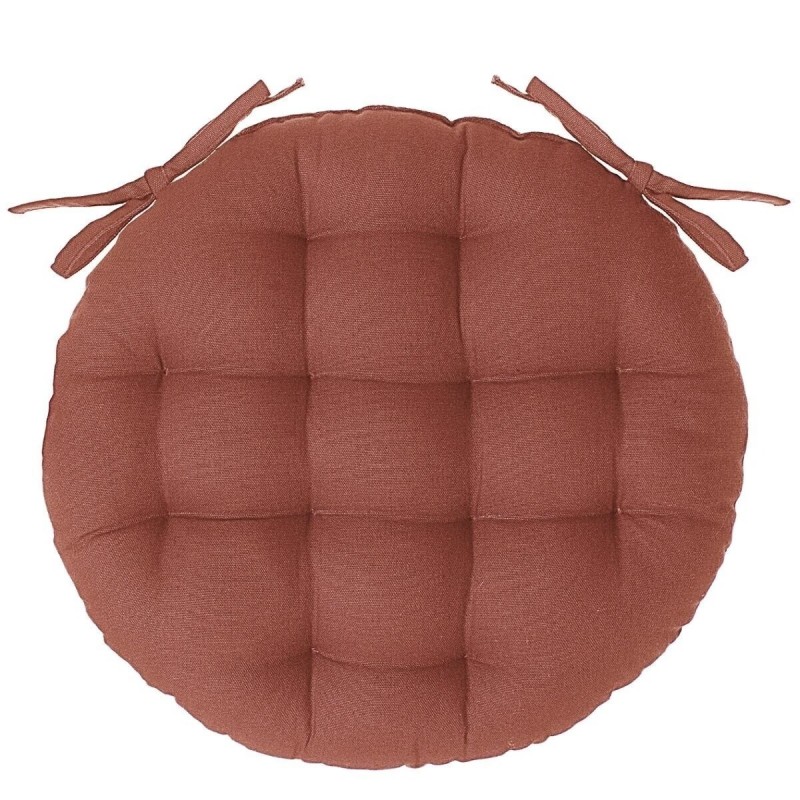 Galette de chaise ronde en coton – Confortable, colorée et moderne