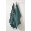 Lot de 2 essuie-mains Gaia 50x70 cm – 100% gaze de coton – Plusieurs coloris