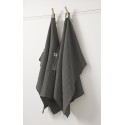 Lot de 2 essuie-mains Gaia 50x70 cm – 100% gaze de coton – Plusieurs coloris