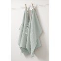 Lot de 2 essuie-mains Gaia 50x70 cm – 100% gaze de coton – Plusieurs coloris