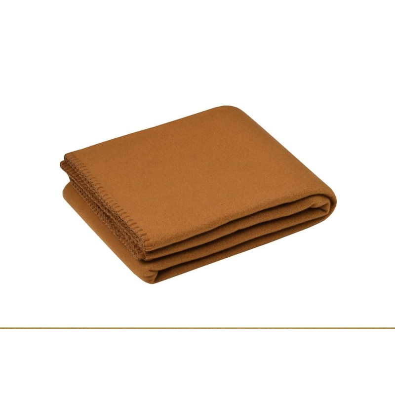 Plaid Carlton 125x150 cm – Polaire douce 100% polyester, finition point de cheval, plusieurs coloris