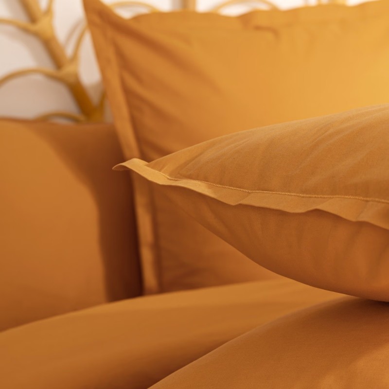 Taie d’oreiller Couleur Moderne – 100% coton 57 fils, Oeko-Tex®, plusieurs coloris