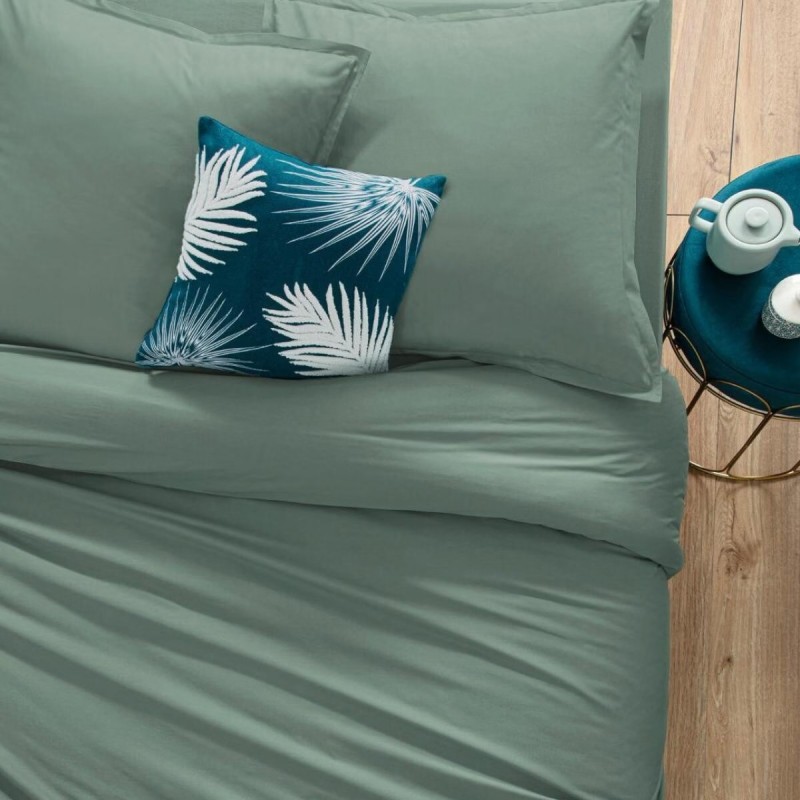 Taie d’oreiller Couleur Moderne – 100% coton 57 fils, Oeko-Tex®, plusieurs coloris