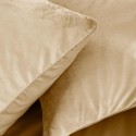 Parure de lit Veline velours uni – Douceur et élégance – Plusieurs coloris disponibles