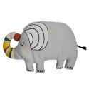 Coussin Élégant en Forme d’Éléphant 50 x 35 cm – Collection SAVANE
