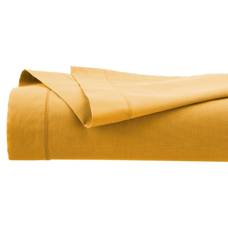 Drap plat uni 100% coton – 180x290 ou 240x290 cm – Plusieurs coloris au choix