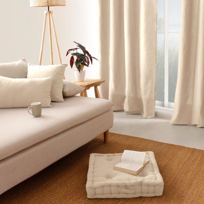 Coussin de sol 50x50x10 cm Panama – Confort matelassé | Plusieurs coloris