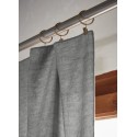 Rideau ajustable LYSANDRE 140x270 cm + 8 anneaux pince – 100% Lyocell Tencel lavé