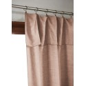 Rideau ajustable LYSANDRE 140x270 cm + 8 anneaux pince – 100% Lyocell Tencel lavé
