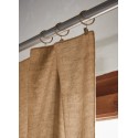 Rideau ajustable LYSANDRE 140x270 cm + 8 anneaux pince – 100% Lyocell Tencel lavé