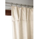 Rideau ajustable LYSANDRE 140x270 cm + 8 anneaux pince – 100% Lyocell Tencel lavé