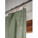 Rideau ajustable LYSANDRE 140x270 cm + 8 anneaux pince – 100% Lyocell Tencel lavé