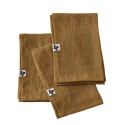 Lot de 3 Serviettes de table en lin – Modèle Soline