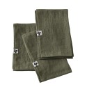 Lot de 3 Serviettes de table en lin – Modèle Soline