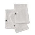 Lot de 3 Serviettes de table en lin – Modèle Soline