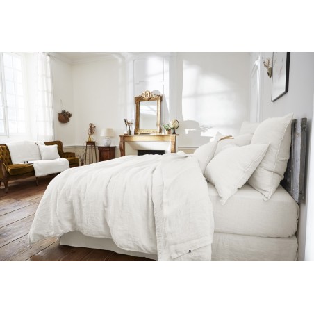 Housse de couette en lin lavé – Collection Soline