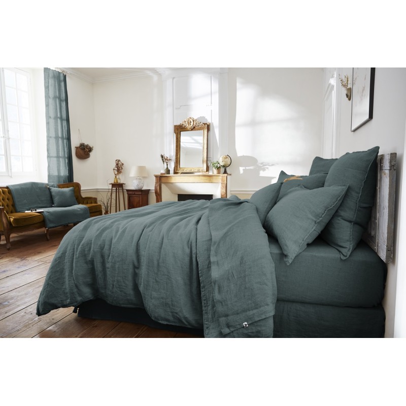 Housse de couette en lin lavé – Collection Soline