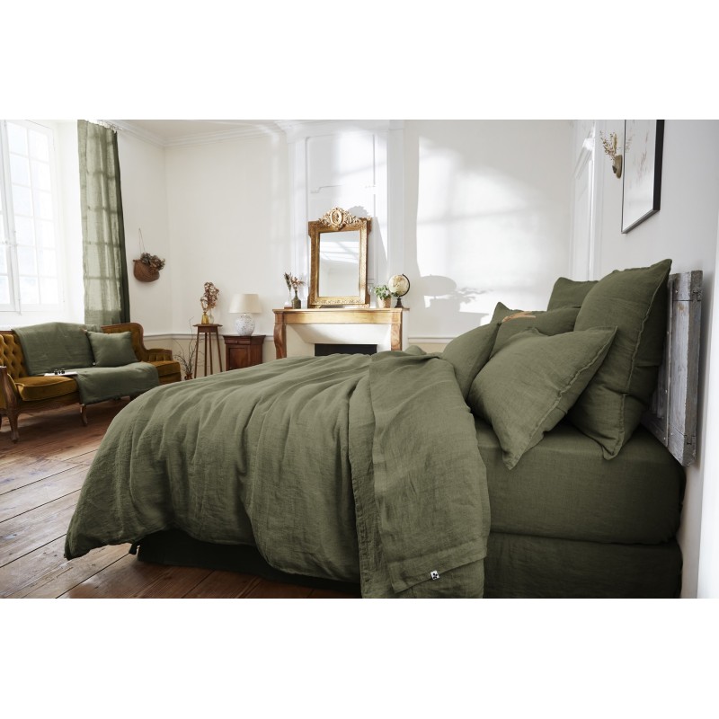 Housse de couette en lin lavé – Collection Soline
