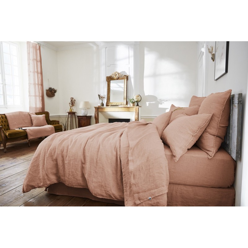 Housse de couette en lin lavé – Collection Soline