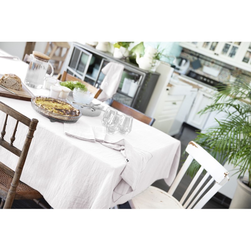Nappe rectangle en gaze de coton GAIA – Élégance et douceur naturelle