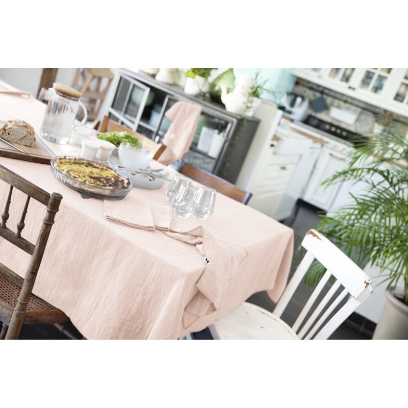 Nappe rectangle en gaze de coton GAIA – Élégance et douceur naturelle