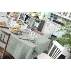 Nappe rectangle en gaze de coton GAIA – Élégance et douceur naturelle