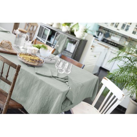 Nappe rectangle en gaze de coton GAIA – Élégance et douceur naturelle