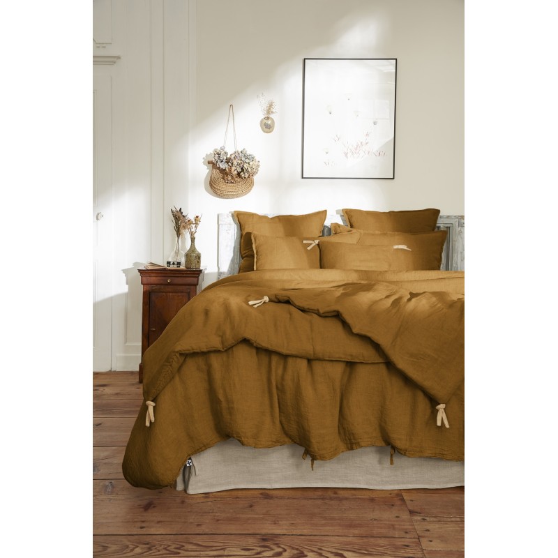 Housse de couette en lin lavé – Collection Soline