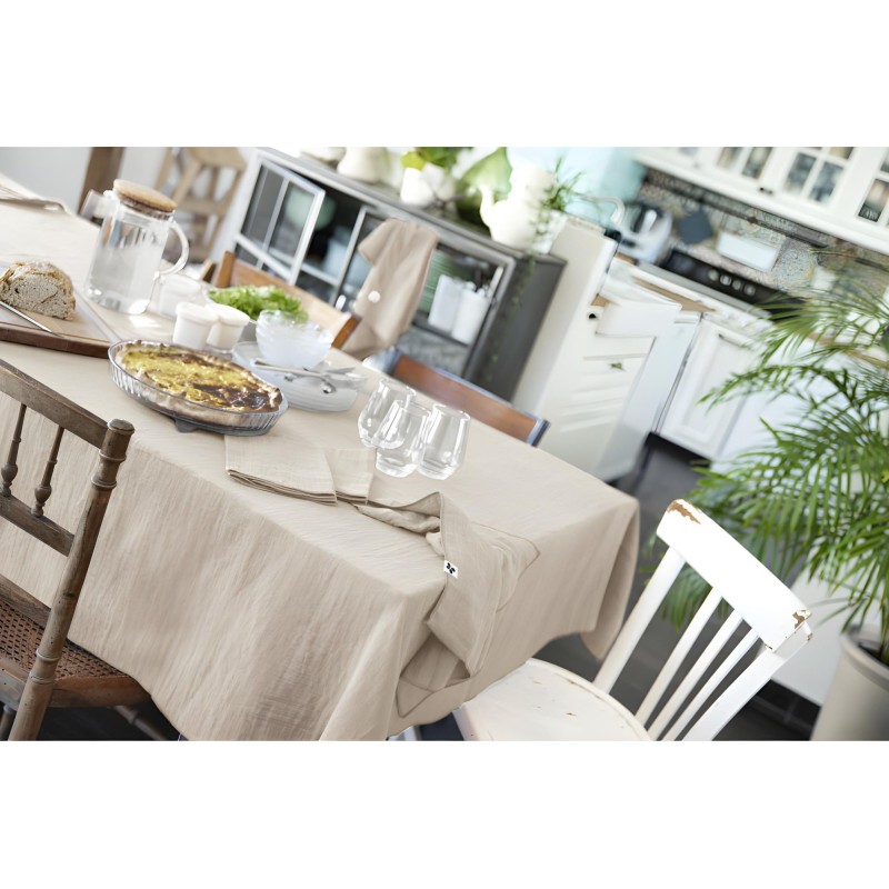 Nappe rectangle en gaze de coton GAIA – Élégance et douceur naturelle