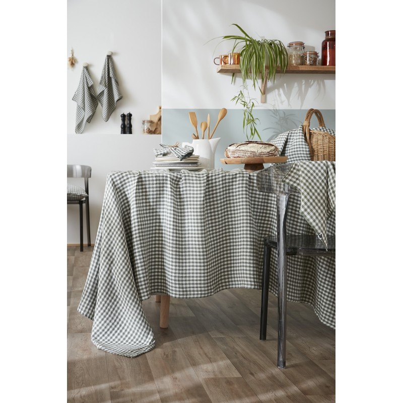 Nappe rectangle VICKIE en gaze de coton – Douceur, élégance et naturel