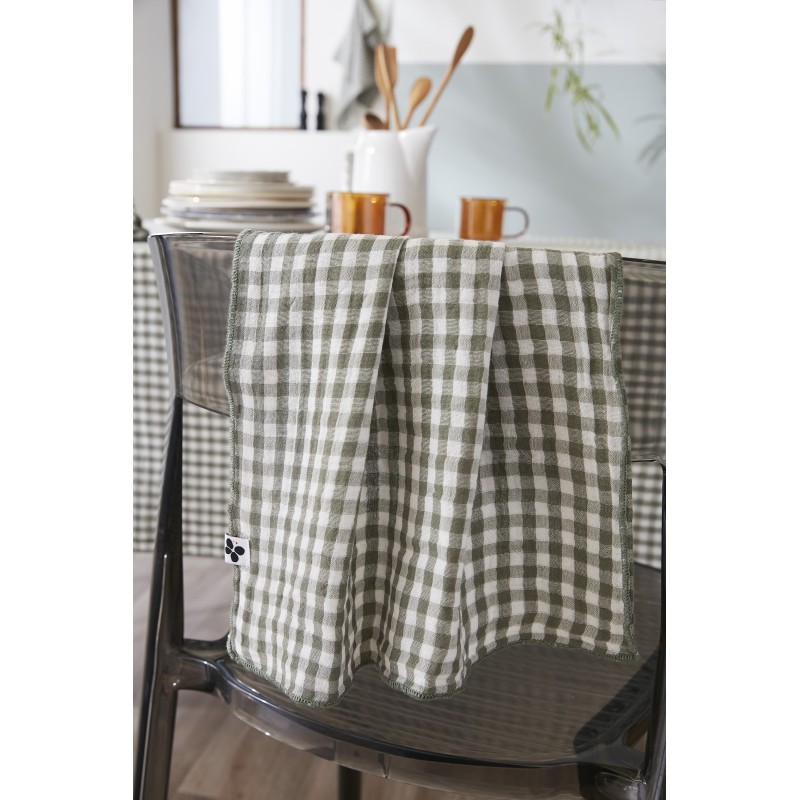 Nappe rectangle VICKIE en gaze de coton – Douceur, élégance et naturel
