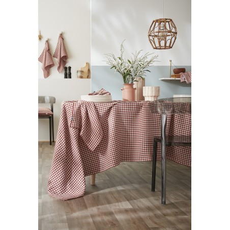 Nappe rectangle VICKIE en gaze de coton – Douceur, élégance et naturel