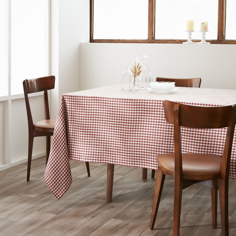Nappe rectangle VICKIE en gaze de coton – Douceur, élégance et naturel