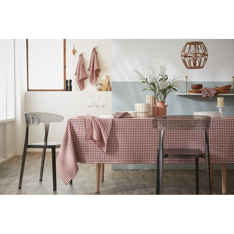 Nappe rectangle VICKIE en gaze de coton – Douceur, élégance et naturel