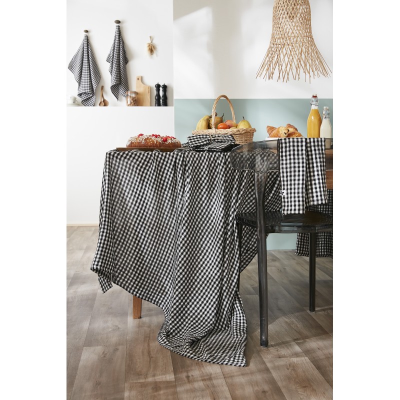 Nappe rectangle VICKIE en gaze de coton – Douceur, élégance et naturel