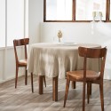 Nappe ronde GAÏA Ø180 cm en gaze de coton – Élégance naturelle et douceur