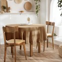 Nappe ronde GAÏA Ø180 cm en gaze de coton – Élégance naturelle et douceur