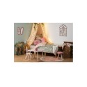 Coussin décoratif en forme de fleur – Velours rose – 38 x 38 cm
