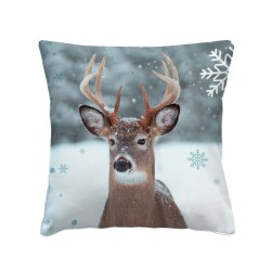 Coussin déco 40 x 40 cm – Cerf Le Fiona