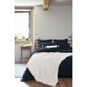 Plaid à franges GAIA en gaze de coton – Douceur et élégance pour votre intérieur