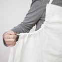 Tablier ajustable en lin lavé SOLINE – Élégance et praticité en cuisine