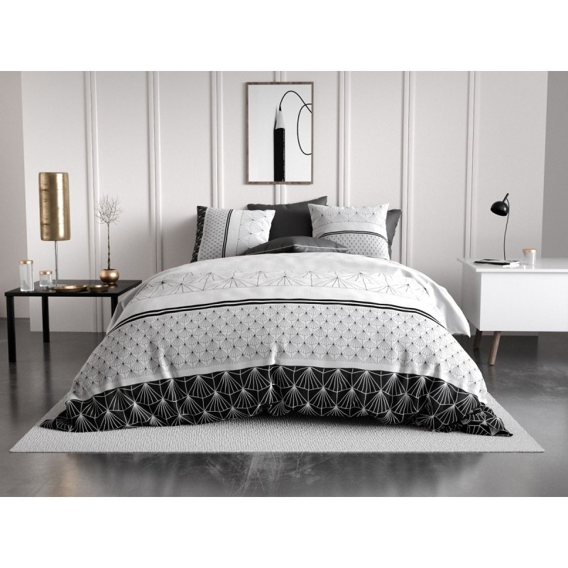 Housse couette + taie Art moderne graphique