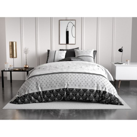 Housse couette + taie Art moderne graphique