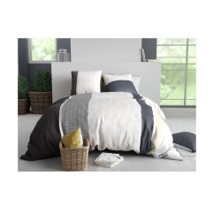 Housse couette + taie Bande stratus