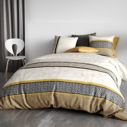 Housse couette + 2 taies Cario