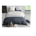 Housse couette + taie Eventails graphique arcadie