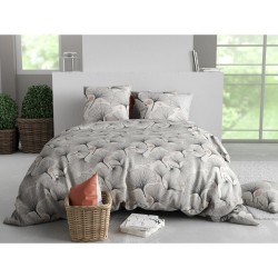 Housse couette + taie Feuillage gincko