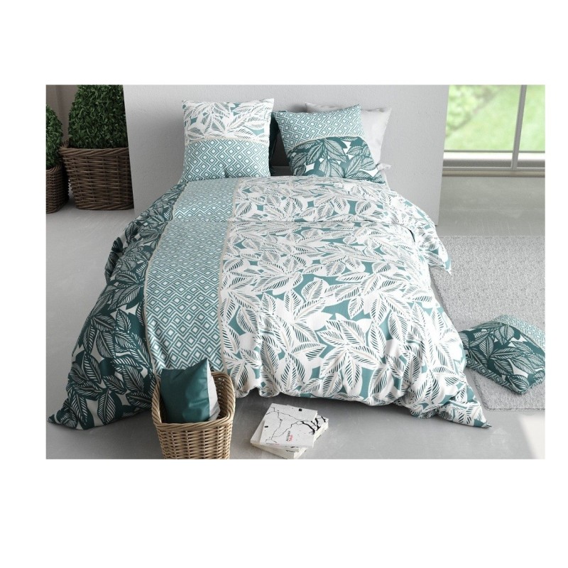 Housse couette + taie Feuillage lumineux