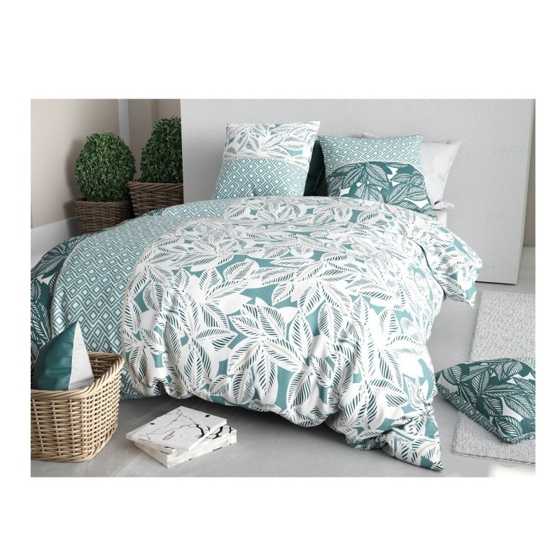 Housse couette + taie Feuillage lumineux